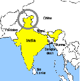 Kashmir in circle