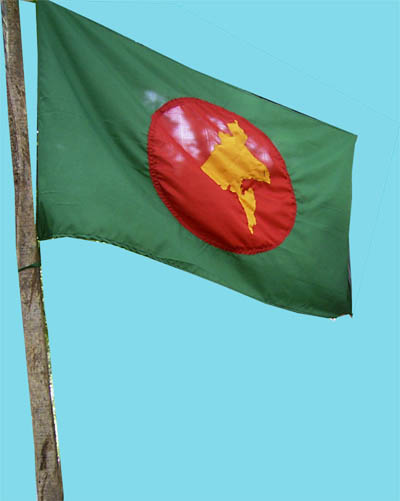 Flag of Revolution Raised On Pahela Boishakh