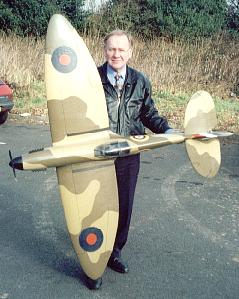 Me holding the Spitfire