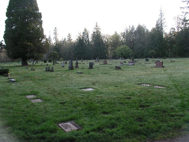 View of the Cemetery looking toward the Northeast