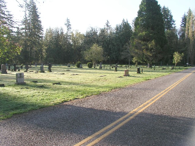 View of the Cemetery looking toward the Southeast