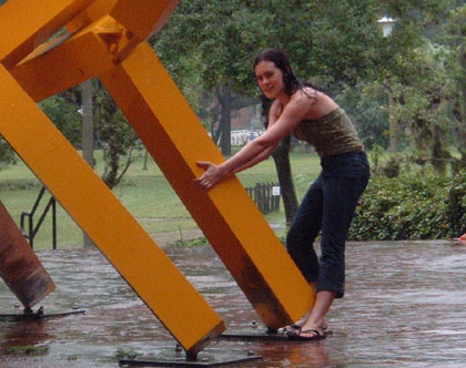 I'm only slightly exaggerating the strength of the wind... gusts WERE knocking me off my feet.