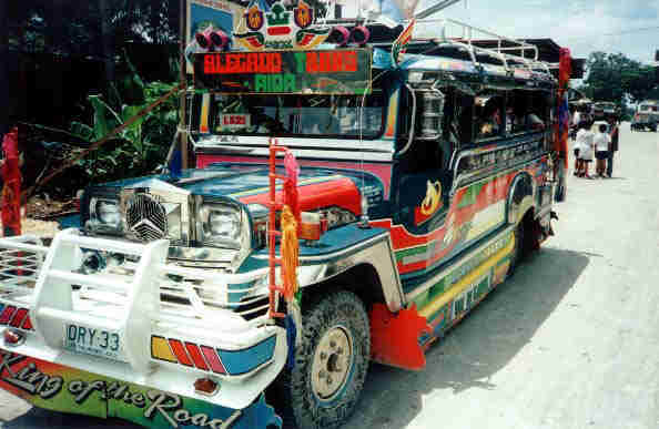 Jeepney - most common mode of transportation