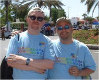Myself and Mike - Maspalomas Gay Pride 2002