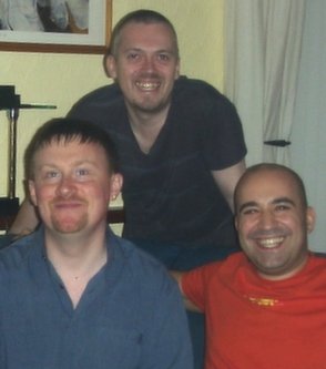 (L to R) Me, Stevie and Fabio