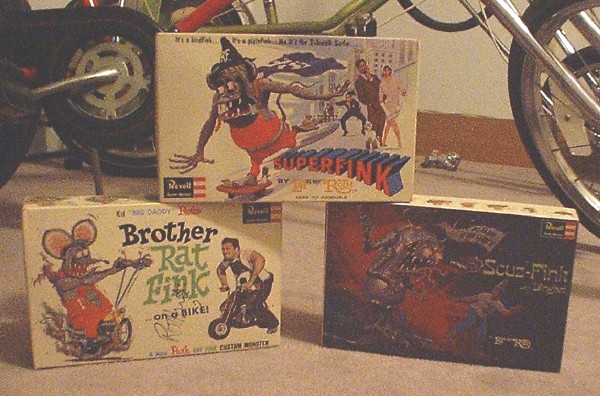 Revell製 Brother Rat Fink on a Bike BUILT UP 