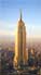 The majestic Empire State Building was completed in 1931 as the world's tallest building. While not the tallest, it remains as impressive as ever. At night the building is lit up, with special colors displayed on holidays. Tickets can be purchased online through the Empire State Building's website or in the building's lobby. The observatory is open 9:30a-midnight daily, 365 days a year. Last elevators go up at 11:15pm. Click to go to the Empire State Building Website.