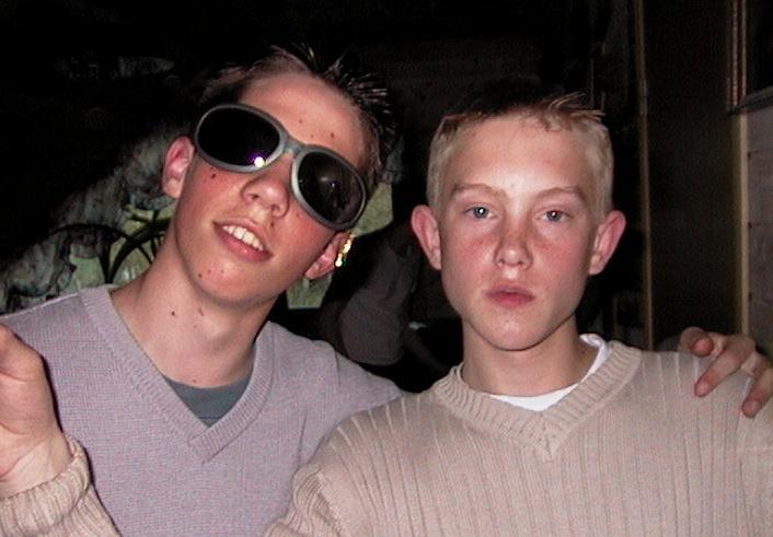Dj Morheus whit our friend Trond! at a party we were booked to!