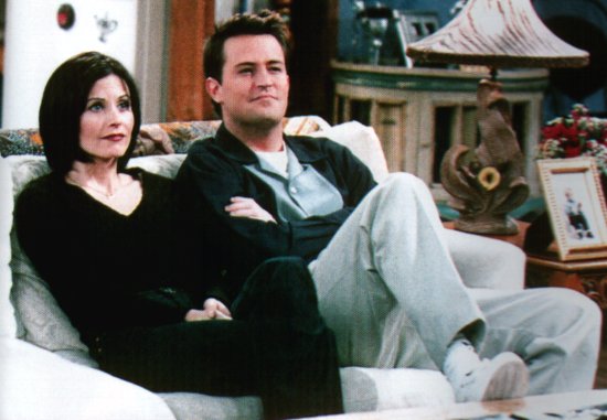 Monica and Chandler from Friends