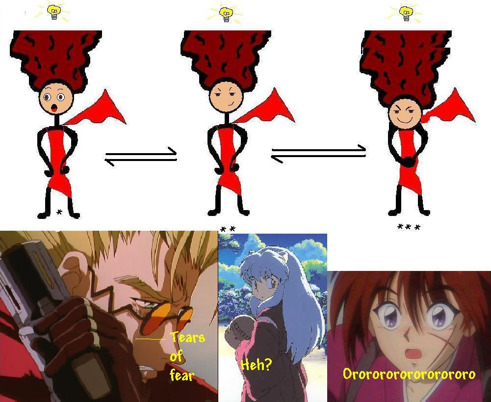Just then SuperHer had an Idea*. An awful idea**. A horrible, awful, terrible idea***...

The boys reactions were understandable.

And the rest, as they say...is history.