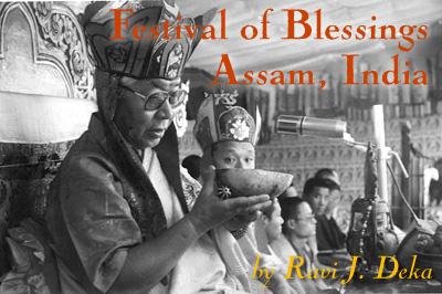 The Festival of Blessings in  Tantric Buddhist Monastery