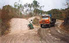 The road to Wonghyllan