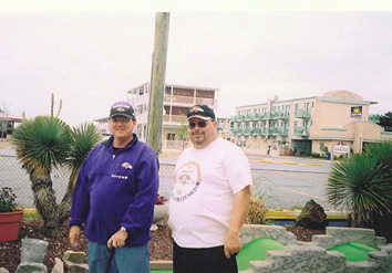 The Roost #41 golf tandem of John Siegmund and Tony Berkheimer.