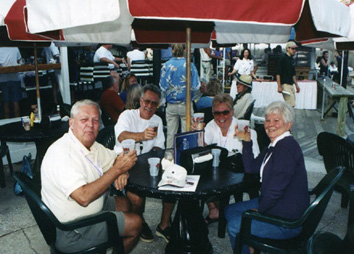 ...and toast to a successful convention.