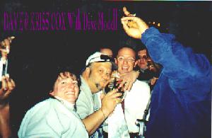 Roost #41 members Dave and Kriss Cox with Lomardi Trophy and David Modell in 2001