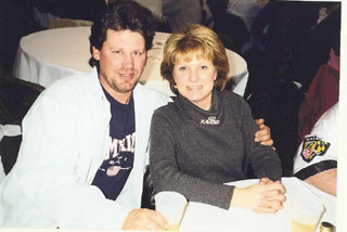 Mike and Wendy Einsig pose for the camera