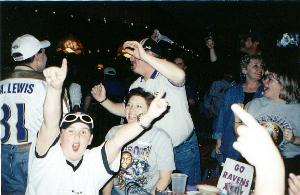 The Roost erupts as the Ravens are the World Champions