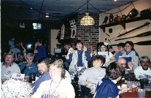 Everyone awaits the game with eager anticipation