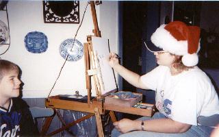 Caricature artist Celestia Ward works her magic