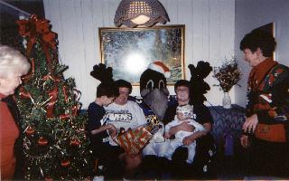 The Christas family has fun with Allan