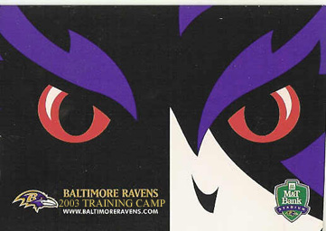 Ravens 2003 Training Camp logo