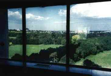 A view out the window as your enter Hitz FM