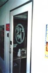 The door to Hitz FM reception - come on in!