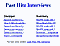 Read our past Hitz Interviews