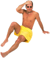 Man in bathers
