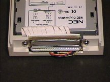 Back view of Mobile Rack Zip drive installation