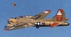 X-4 missile attacking B-17