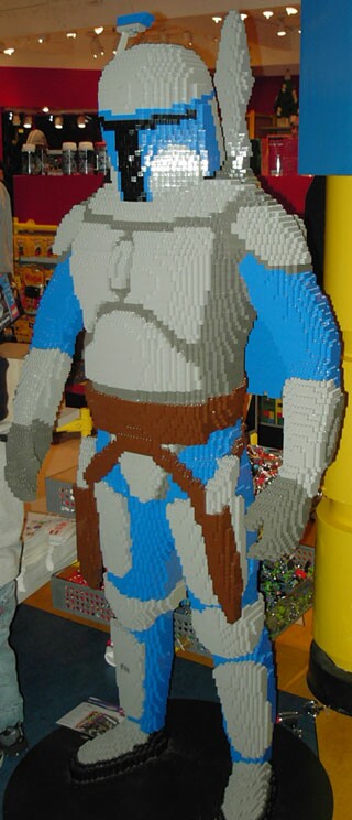 Life size! Those Lego ppl really know their stuff