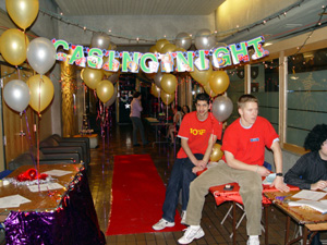 Strolling in on the red carpet