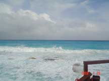 Our first look at the ocean from the resort