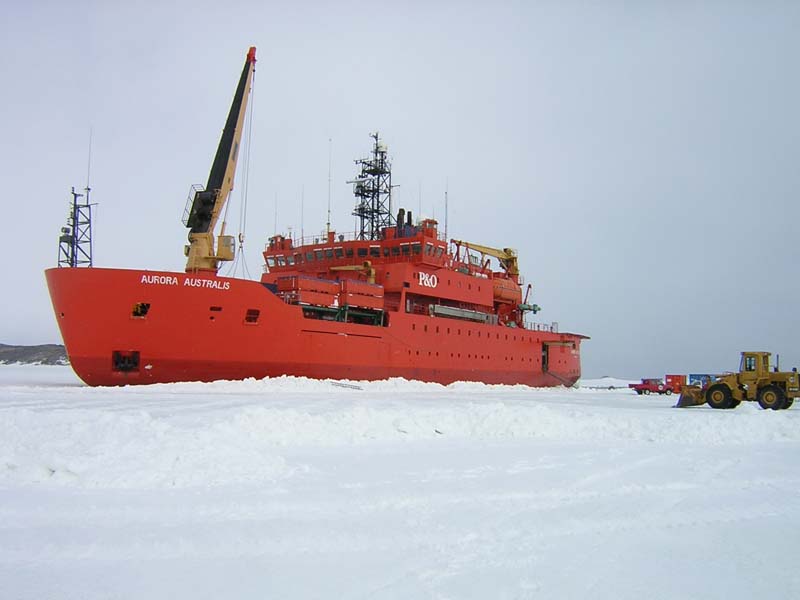 Unloading Operations, Davis Station, Antarctica