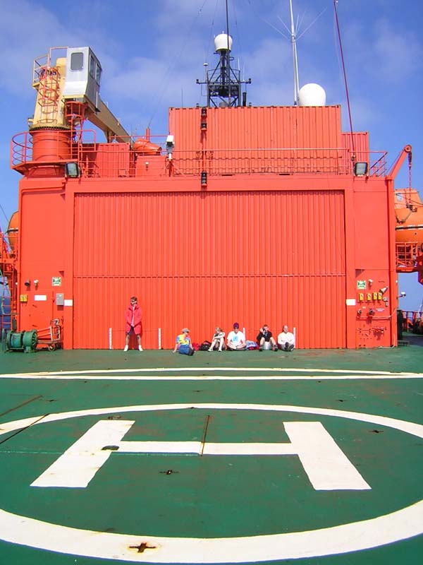 The Helideck, Onboard Aurora Australis