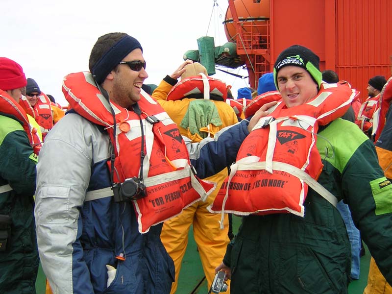 The Helideck, Onboard Aurora Australis