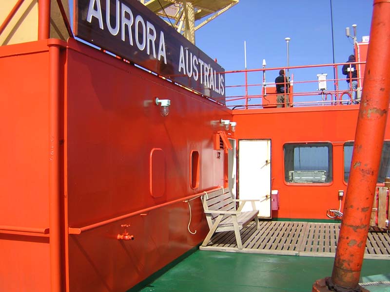 Bridge Deckchair, Onboard Aurora Australis