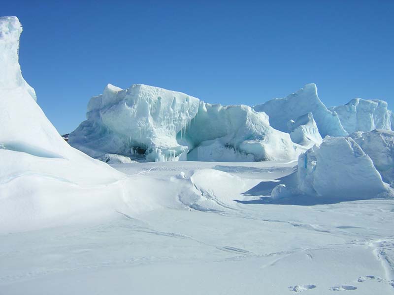Icebergs, East Antarctica