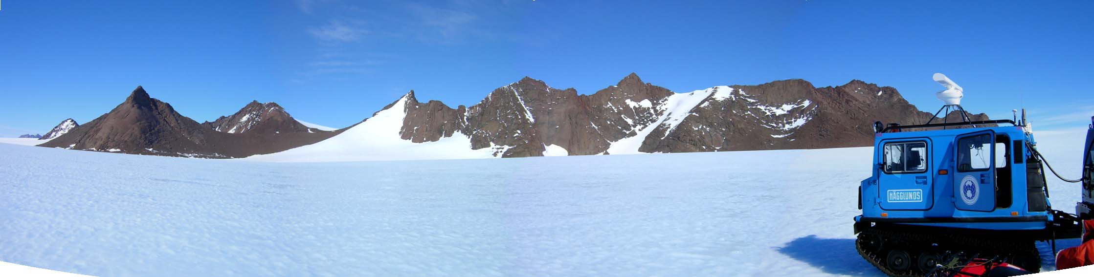 Spectacular Central Masson Range, Ice Plateau, East Antarctica
