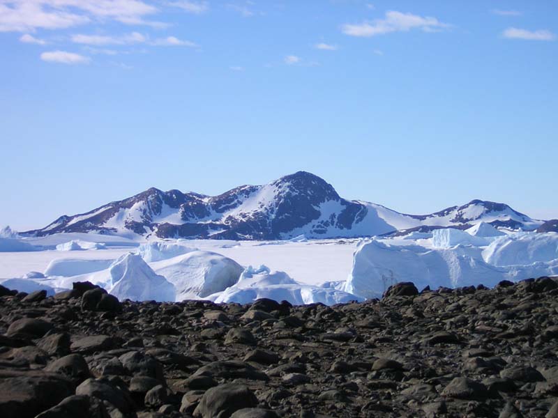 Mountain Range near Colebeck, East Antarctica