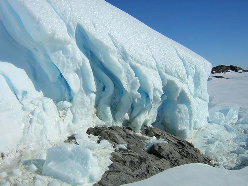 Ice Folds in the Taylor Glacier, East Antarctica