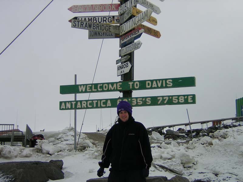 Me at Davis Station, Antarctica