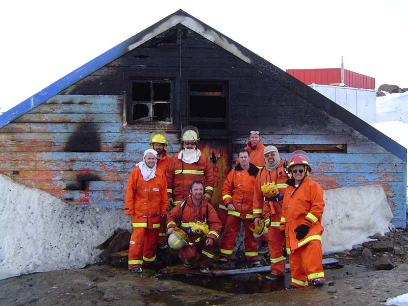Fire Team, Mawson Station, Antarctica