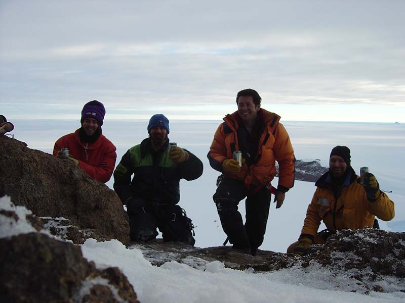 Summit of Mt Henderson, East Antarctica