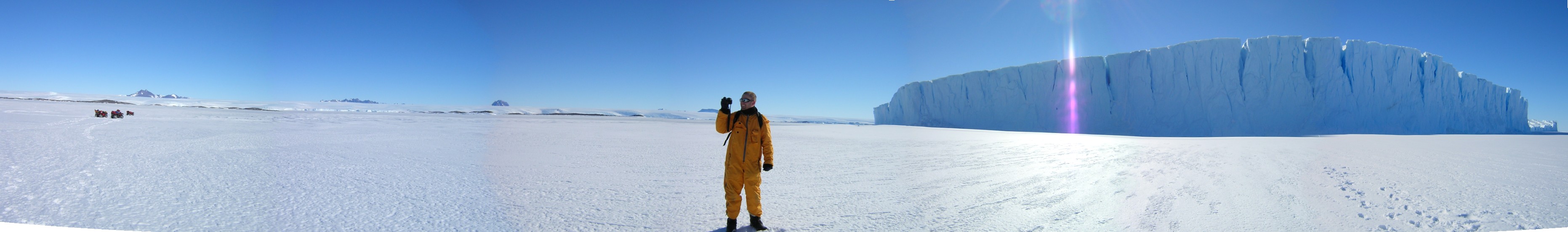 Amazing Panorama from the Sea Ice near Mawson Station, Antarctica