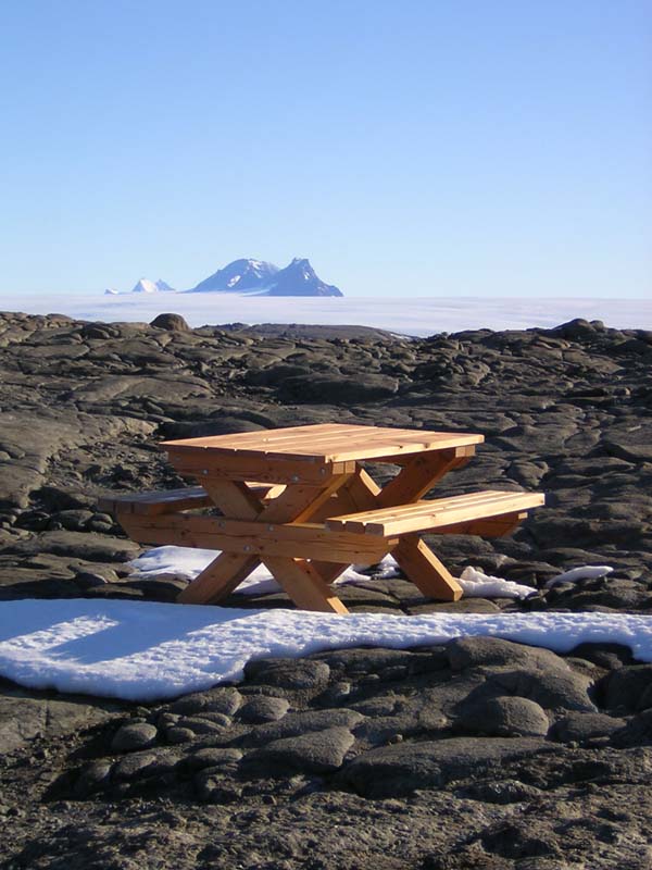 Bechervaise Island Picnic Table, near Mawson Station, Antarctica