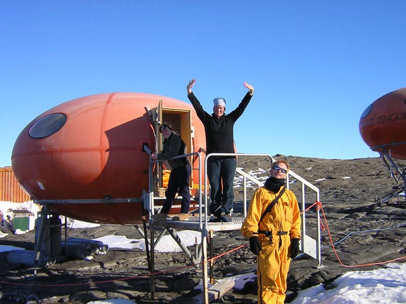 'Smartie' Field Hut on Bechervaise Island, near Mawson Station, Antarctica