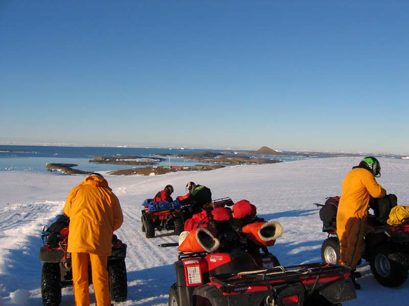 View of Mawson Station, East Antarctica