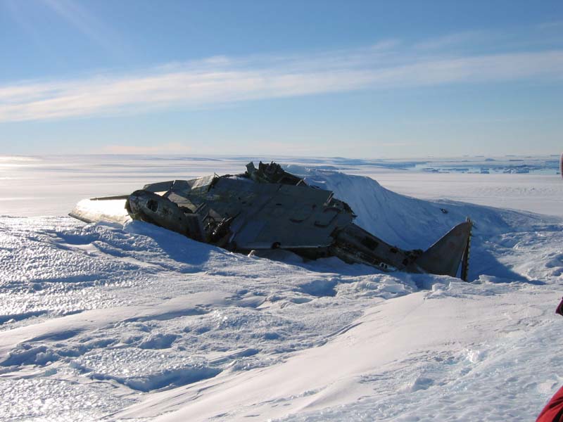 The Wrecked Lisunov Li-2, Ice Plateau, East Antarctica